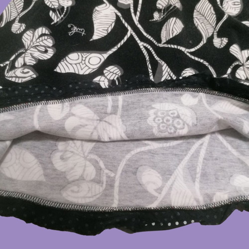 Love Lolita Summer Black and White Top Medium Used