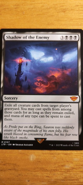 Shadow of the Enemy. Lotr Tales of Middle Earth. Magic the Gathering
