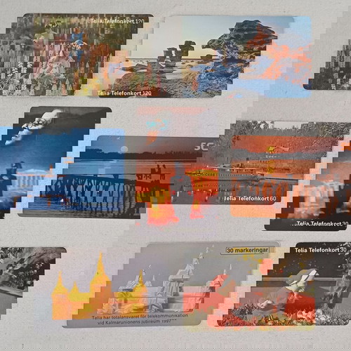 Σουηδικές Τηλεκάρτες Σετ 2 Σημεία Ενδιαφέροντος Like New
