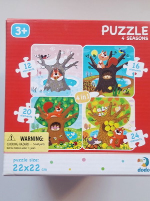 Dodo Toys 4-in-1 Children's Puzzle "Four Seasons" like new