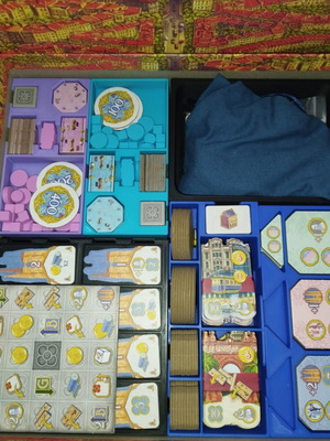 Barcelona 3D printed insert for board game