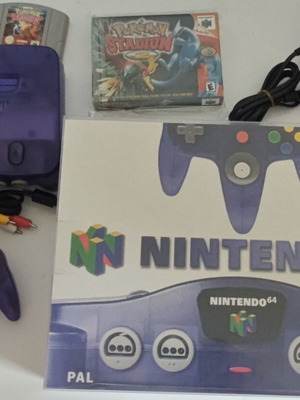 Nintendo 64 κονσόλα σαν καινούργιο με όλα τα παρελκόμενα