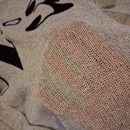 Women's gray sweatshirt used, size M