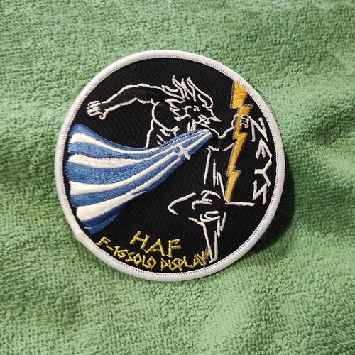 Hellenic Air Force F-16 Zeus Aerobatic Team Patch new
