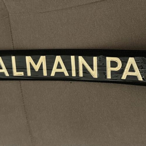 Balmain bag strap new with large gold logo
