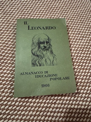 Il Leonardo Almanacco di educazione popolare book 1966, Italian