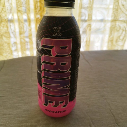 Prime X empty bottle used that sparkles