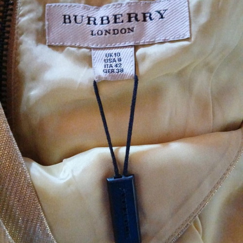 Burberry dress new, yellow-gold metallic, size IT42