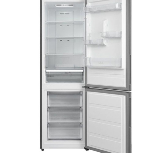 Morris fridge freezer Full No Frost, 310L, inox look