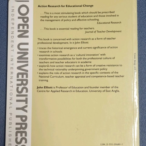 Action Research For Educational Change new, English