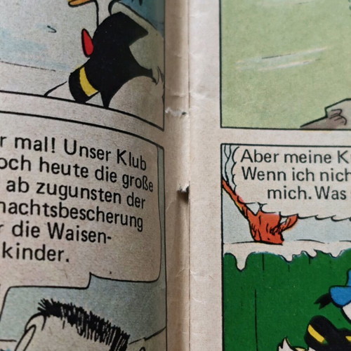 Micky Maus magazine used, German edition 1988 with 1989 calendar