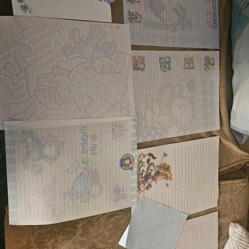 Vintage scented letters collection in folder like new, 30 letters, 20 envelopes