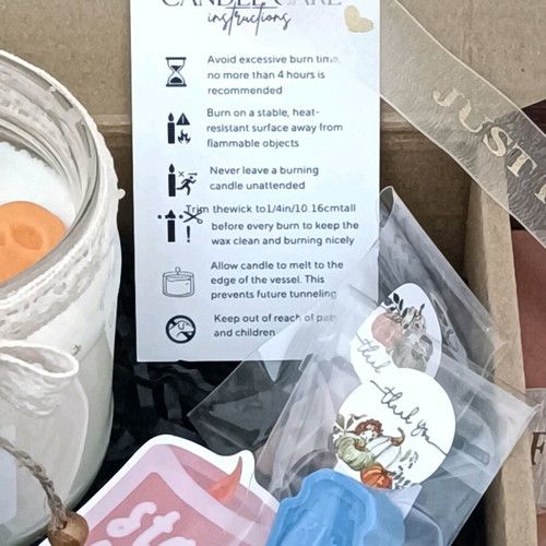 Pumpkin Bourbon Spiced Gift Set with 300ml Soy Candle and Wax Melts