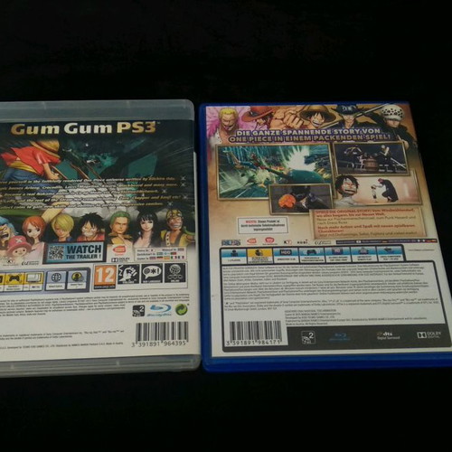 One Piece Pirate Warriors 1 & 3 like new for Sony