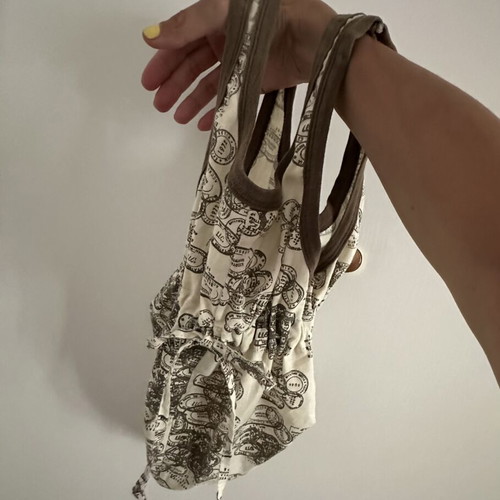 Lakis Gavalas Vintage Y2K Cotton Handbag like new
