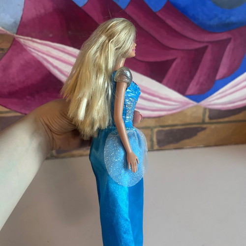 Barbie Fairytale Blue Princess Doll Mattel