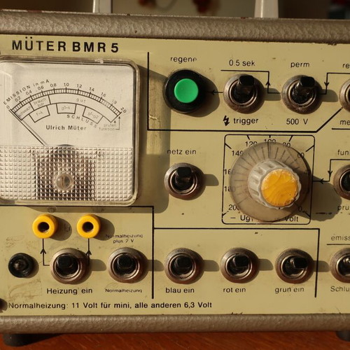 Müter BMR5 frequency generator used, TV/Radio
