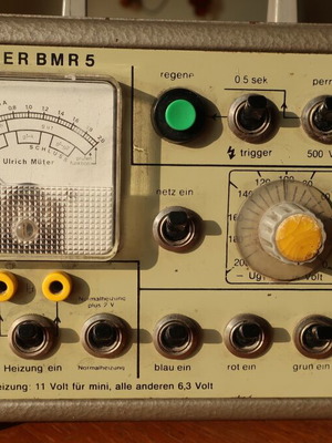 Müter BMR5 frequency generator used, TV/Radio