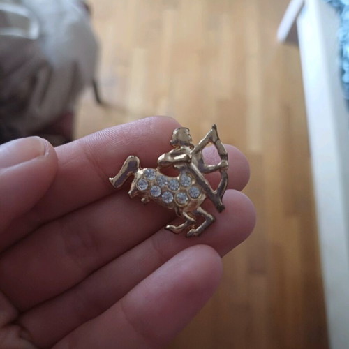 Sagittarius zodiac pin like new