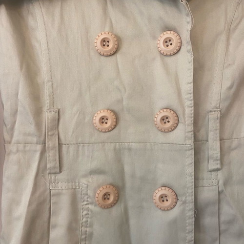 Trench coat used, beige, missing belt, size S