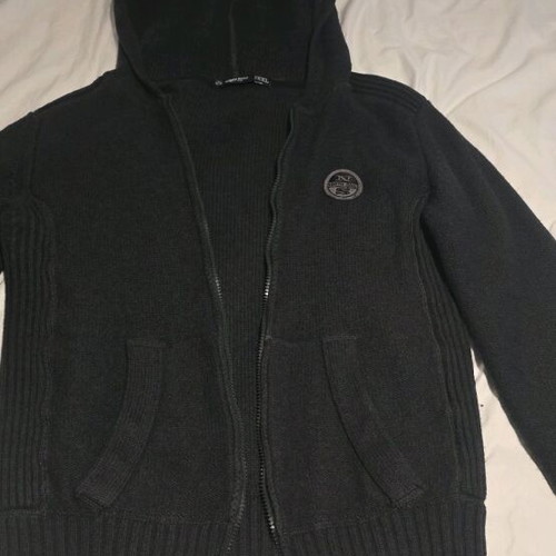 North Sails wool cardigan grey like new, slim fit
