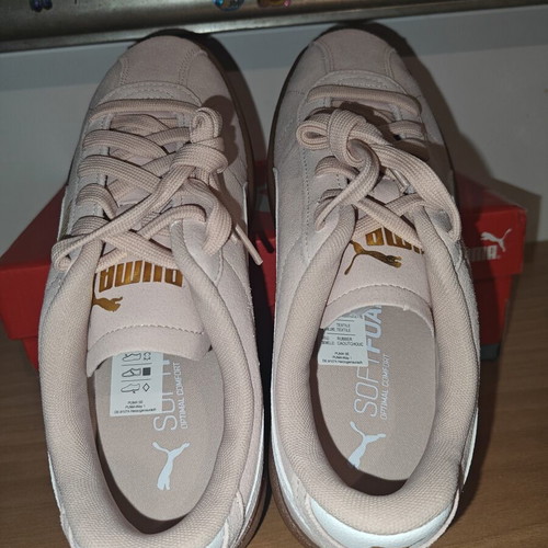 Puma Club II sneakers new, white and pink, size 39