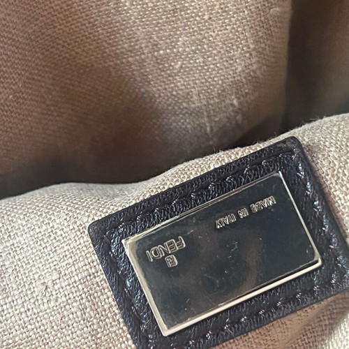 Fendi Spy large handbag like new, black and brown