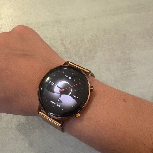 Huawei Watch GT 2 smartwatch used, gold 42mm