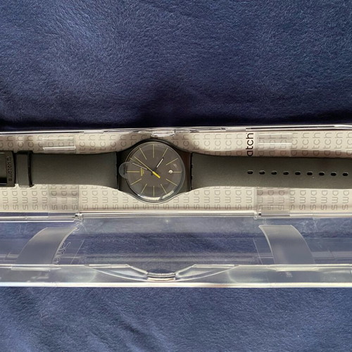 Swatch new gents watch monochrome gray like new