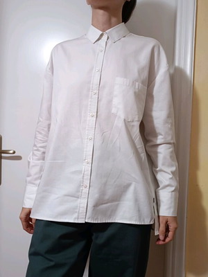 White cotton shirt Funky Buddha new, size M