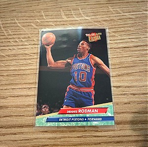 Κάρτα Dennis Rodman Detroit Pistons 1992-93 Fleer