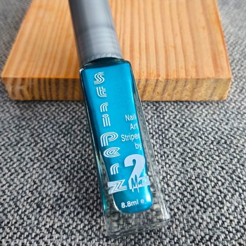 2MAD Nail Art Polish Blue Shimmer 8 ml new