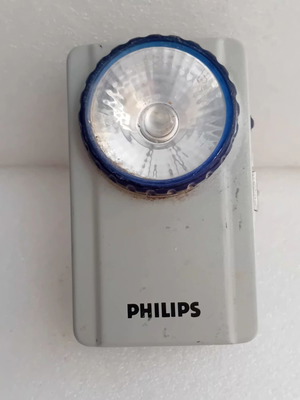 Metal flashlight used with small oxidations