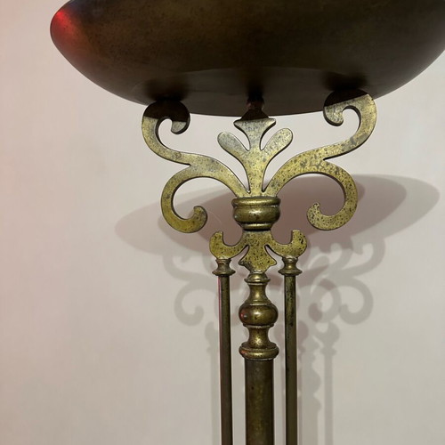 Bronze floor lamp like new, height 183 cm