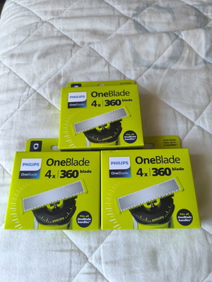 OneBlade 360 λεπίδες καινούργιες, πακέτο 12