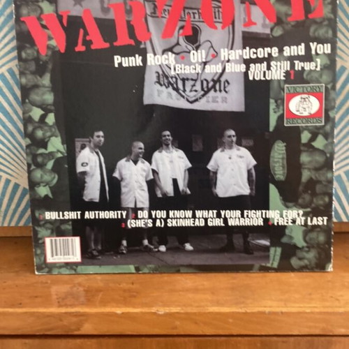 Warzone Cause For Alarm 10inch split mini LP used punk