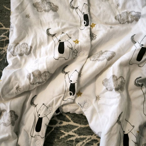 Baby sleeping bag with buttons for 18-24 months, like new