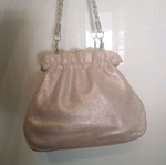 Bournazos handbag like new, soft pink color