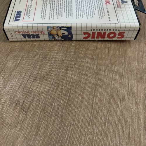 Sonic the Hedgehog Sega Master System complete