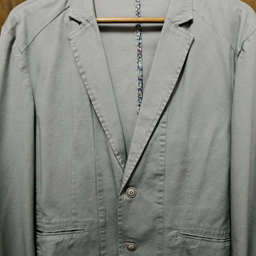 Men's jacket gray like new, sizes M and L