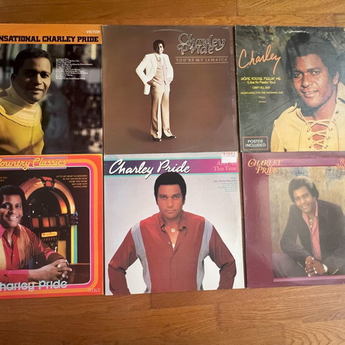 Charley Pride vinyl record collection used, pack of 14, country