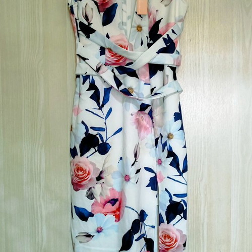 Floral Mini/Midi Dress Blossom Small New with Tags