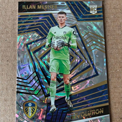 Illan Meslier RC Leeds United 2021 Panini Revolution Fractal like new No. 201