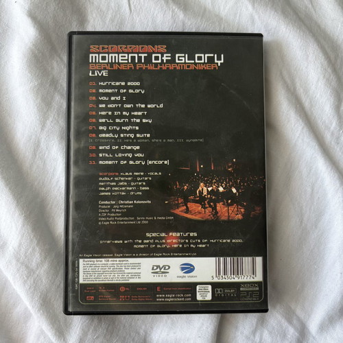 Scorpions Moment Of Glory Live DVD