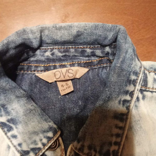 Set of Jogger denim pants, OVS denim shirt and Porio Lucciano shirt for boy 4-5 years like new