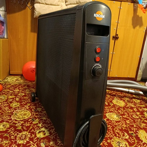 Kerosun Mica Krmc-25 2500w Floor Space Heater with Thermostat