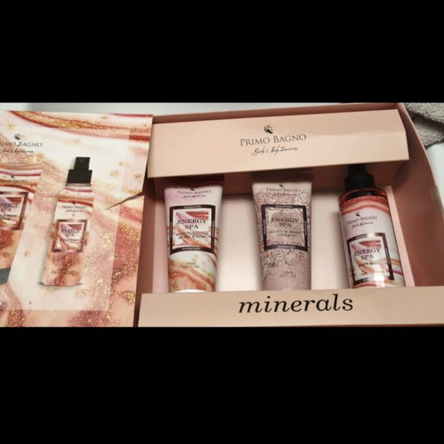 Beauty Box 3pcs Energy Spa body mist 150ml, shower gel 150ml & body lotion 100ml new