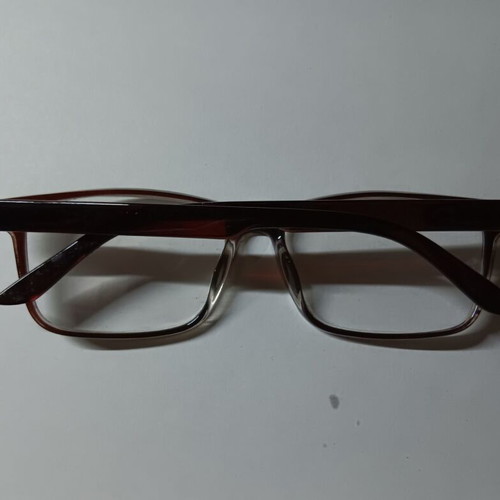 Children's dark-colored eyeglasses used