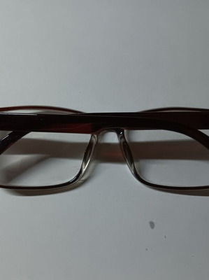 Children's dark-colored eyeglasses used