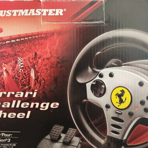 PlayStation 3 with Thrustmaster Ferrari Challenge Wheel like new